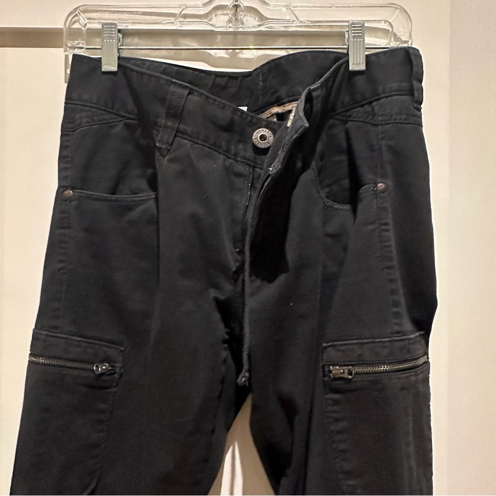 Athleta soft brush black cargo pants
